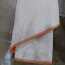 Ambiant Pet Friendly Solid Color Area Rugs Orange - 9' Round, Indoor, Stain & Fade Resistant, Perfect for Living Room, Bedroom, Dining Room, Entryway, Doorway, Pet & Kids Friendly Rug, Wedding