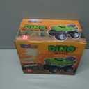 Madzee Motorized Dino Monster Truck - T-Rex Toy for Kids 3+ Years, Roars and Lights Up, Battery-Operated Dinosaur Truck for Endless Fun and Play