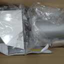 4 Inch Dryer Vent Cover Outside Hooded Wall Vent with Screen and Damper, Exhaust Vent Wall Mount Exterior Wall Vents Cover Cap for Dryer Ventilation&Outdoor Air Exhaust,Galvanized Steel,White