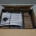 450 lbs Steel Storage Shelving 3-Tier Utility Shelving Unit Steel Organizer Wire Rack for Home,Kitchen,Office (11.8" D x 17.7" W x 26.3" H) (Black)