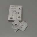 AhaStyle 4 Pairs AirPods Ear Tips Silicone Earbuds Cover [Not Fit in The Charging Case] Compatible with Apple AirPods (2 Pair Large & 2 Pairs Small, White)