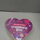 Pretty Me Paint Your Own Wooden Kids Heart Treasure Box Kit - Basket Stuffers - Art Kits for Toddler Girl - Arts and Craft Gifts for Ages 4-6 Year Old Girls - DIY Jewelry - Toys - Crafts Painting Gift