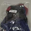 PureChapter 3 Pack Boys Long Sleeve Athletic Shirts Color Blocked Casual Baseball Shirts for Boys Size 7-8Y