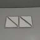 Rabenda 24 Pcs Grippers for Rugs, Non Slip Rug Pads for Hardwood Floors and Tiles, Reusable Rug Tape for Area Rugs, Dual Sided Adhesive Rug Pad Gripper Keep Corners Flat(Black)