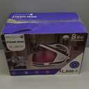 Martisan Digital Steam Generator Iron for Clothes, 1800W Strong Power, 8 Bar Max Pressure, 1.9L Water Tank, 550g/min Steam Burst, Smart Auto Off, Ceramic Soleplate, Fast Wrinkle Removal, Purple