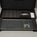 Wireless Mouse and Keyboard Combo, Silent Full-Size Computer Keyboard with Calculator Button, 2400 DPI Mouse, Quiet Click, Slim Cordless USB Set for Laptop PC Windows Mac - Space Grey (KM426-Gray)