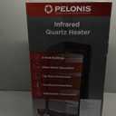 Pelonis Infrared Quartz Heater, Black