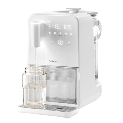 Instant Warm Water Dispenser, Water Warmer for Baby Formula, Adjustable Temperature & Volume, Hot Water Dispenser for Baby Bottle with Night Light, Detachable 3L Glass Water Tank, 7x24H Keep Warm