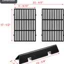 Spirit Grill Replacement Parts 7638 Grates 7636 Flavorizer Bars for Weber Spirit and Spirit II 300 Series Grills with Front Mount Controls E-310 E320 E330 S310 S320 S330 SP310 SP320 SP330 II E-310