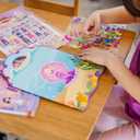 Melissa & Doug Puffy Sticker Activity Books Set of 3 Dress-Up, Princess & Mermaid, with 208 Reusable Stickers and Fold-Out Scenes, Mess-Free Travel Toys for Kids Ages 4+ - FSC Certified