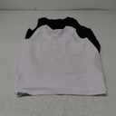 KKJ 2 Pack Womens Tank Tops Workout V Neck Tees Summer Sleeveless Loose Fit Casual Outfits Shirts Fall Fashion Clothes (Large, Black/White)