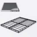 4 Inch Box Spring for Queen Bed,Queen Size Box Spring Only,Heavy Duty Mattress Foundation,Metal Bed Base,Non-Slip,Easy Assembly