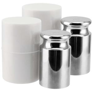 2 Pack Calibration Weights, 2 KG High Precision Grade Scale Calibration Weight for Digital Scale, M1 Calibration Weights with Chrome Finish, Precision Steel