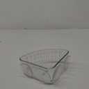 iDesign Plastic Suction Cup Corner Shower Basket for Bathroom Storage - Clear - Made in USA