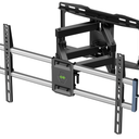 Outdoor TV Wall Mount for 47-90 Inch Television, Mount with Swivel and Tilt, Full Motion Weatherproof TV Bracket with Articulating Dual Arms, Max VESA 600X400 mm, 132lbs