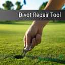 Players Golf Divot Tool - 6 in 1 Multi Purpose Tool - Divot Tool with Ball Marker - Alignment Golf Ball Markers Included - Bottle Opener Pitch Fork Gadget - Permanent Marker Pen