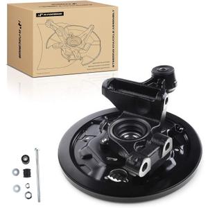 A-Premium Rear Right Steering Knuckle & Wheel Bearing Hub Assembly Compatible with Subaru Forester 2001-2008, Rear Drum Brakes Only, Passenger Side