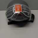 Motorcycle Helmet for Adults Half Helmet with Windproof Mask for Cruiser , Road Bikes, Electric Bikes, Scooter Cool Helmet for Men and Women,DOT Approved (Large, GRAY)