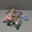 ANTSANG 6 Pairs Merino Wool Ankle Hiking Running Socks Compression Thick Cushion Breathable No Show Socks for Men Women (Large, Beige/Purple/Light Pink/Green/Grey/Blue)