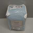 WINLIFE 100% Cotton Quilted Pillow Sham Floral Printed Pillow Cover (King, Aqua Blue) (36" x 20" (Pack of 2))