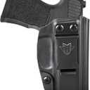 KYDEX Holster IWB Gun Holster for Glock 43/43X, Sig P365/P365X/P365 SAS, Adjustable Cant & Retention, Concealed Carry Holster for Ultimate Comfort & Stability, Right Handed