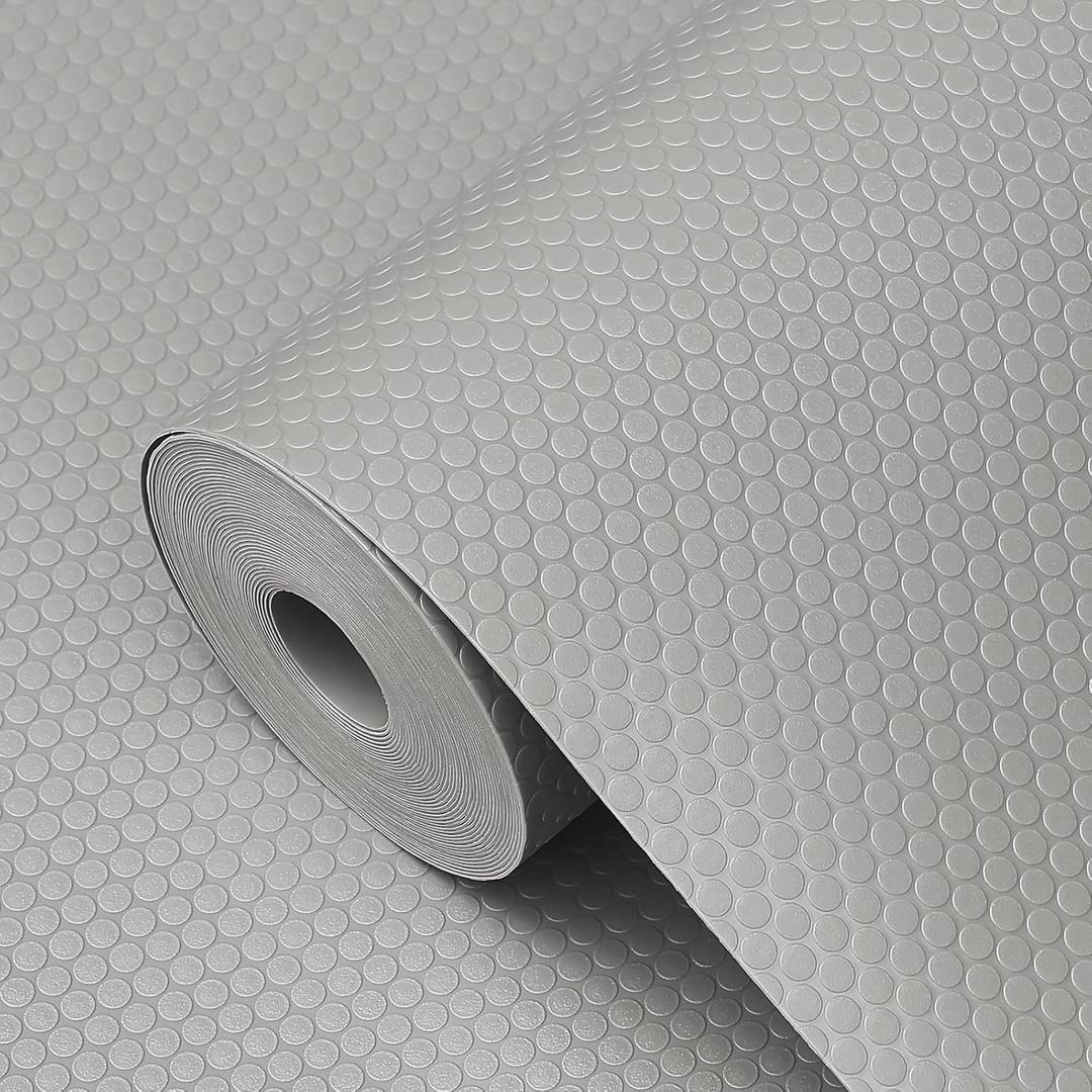 Shelf Liners 20 inch x 20 ft Shelf Liners for Kitchen cabinets nonstick Shelf Lining Drawer Mats EVA Protector for Cupboard (Light Gray,20 inch x 20 ft), 20"W x 240"L