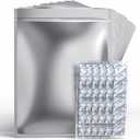 25 Pack | 5 GALLON Mylar Bags w/Zipper & 30 (2000cc) Oxygen Absorbers 10 mil Mylar Bags for Food Storage for Grains, Wheat, Rice, Dry Aging Bags for Meat - Long Term Food Storage