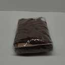 MIULEE Chocolate Brown Linen Curtains 96 Inch Long for Bedroom Living Room, Soft Thick Linen Textured Window Drapes Semi Sheer Light Filtering Back Tab Rod Pocket Burlap Look Decor, 2 Panels