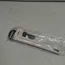 HORUSDY 10-Inch Aluminum Pipe Wrench, Heavy Duty Adjustable Plumbing Wrench for Pipe Fittings, Lightweight 250mm Gray Pipe Tool, Strong Grip & Durable Design for Home and Professional Use