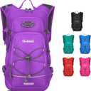 Hydration Backpack, Lightweight Hiking Backpack with 2L Water Bladder, Insulation Water Backpack for Men Women, Hydration Pack for Biking, Running, Festival, Camping