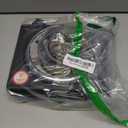 Elite Gourmet ESB100B Countertop Single Coiled Burner Electric Hot Plate, Temperature Control, Indicator Light, Easy to Clean, Black