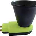 Stainless Steel Electric Kapoor Dani Green & Black Incense Burner Useful for Loban, Bakhoor, Oudh, Agarbatti