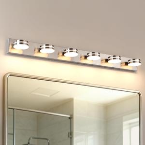 LED Modern Bathroom Vanity Light Fixtures 6-Light 47.24in 36W