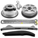 Timing Chain Kit with Camshaft Sprocket for Hyundai Elantra 2017-2020, Kona 2018-2021, Veloster 2019-2021, for Kia Forte 2017-2022 2.0L 243502E700 243702E020, 2pcs Matching Sprockets