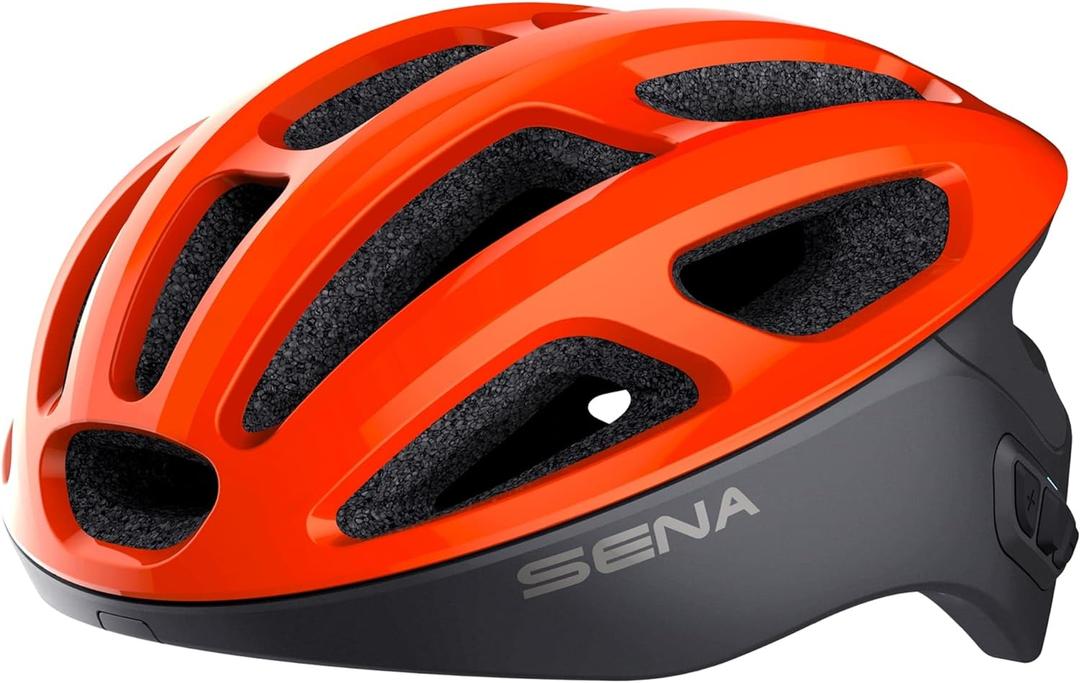 Sena R1 / R1 EVO Smart Communications Cycling Helmet (Small, Electric Tangerine) Sena R1 / R1 EVO Smart Communications Cycling Helmet (Small, Electric Tangerine)