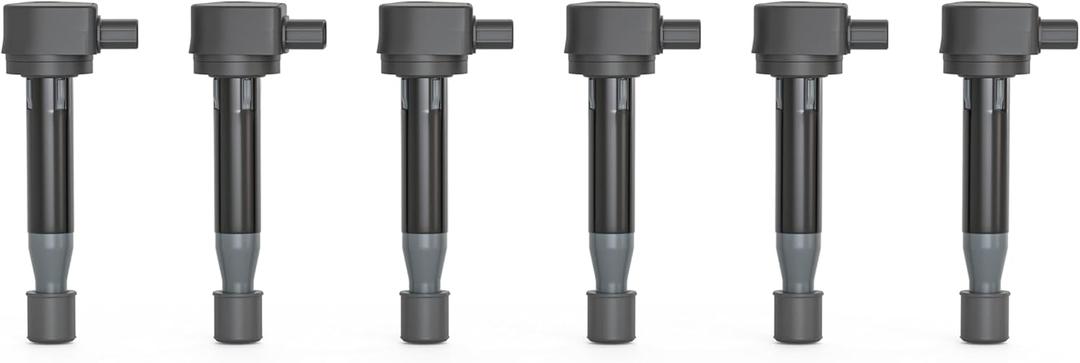 Ignition Coil Pack Set of 6 - Compatible with Acura & Honda V6 - CL, RL, TL, 2000, 2001, 2002, 2003 Accord 3.0L, 1999-2007 Odyssey - Replaces Part UF242, 30520P8EA01, 30520P8FA01, 30520RCAA02, C1221