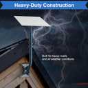 IZLTUV-Gen 3 Mount for Starlink, Heave Duty Adjustable 2-Way Wall Mounting Kit Compatible with V3 Starlink Standard Dish, Include Gen 3 Pipe Adapter