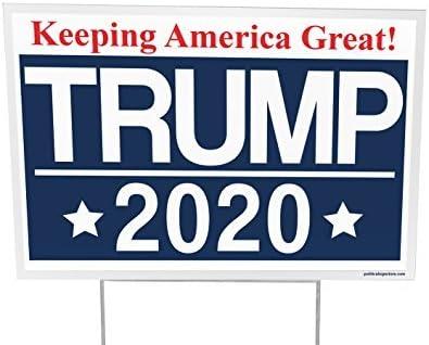 Trump For President 2020 Outdoor Yard Sign - 12x18 - Imagine This Company