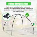 1PCSX14.4 Feet Length(4.4M)Tent Pole,Kids Tent Replacement Poles for Kids 8mm Hiking and Camping TarpSuitable for All Kinds of Outdoor Camping Tent11Poles Included (1PCSX14.4 Feet Length)