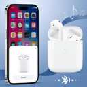 Compatible for AirPods 1st 2nd Gen Wireless Charging Case, Wireless Charging Case Replacement for Airpod 1 2 Generation with Bluetooth Pairing Sync Button