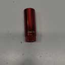 Oxygen Sensor Socket with Side Wire Cutout 1/2 Inch Drive x 7/8(22mm) O2 sensor socket removal Tool for Vehicles (Red)
