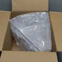 Leeden Lazy Susan Organizer for 26" Diameter Corner Lazy Susan, Plastic Kitchen Cabinet Storage Bins with Handle, 4 Packs, 1/8 Wedge - Food Safe, BPA Free