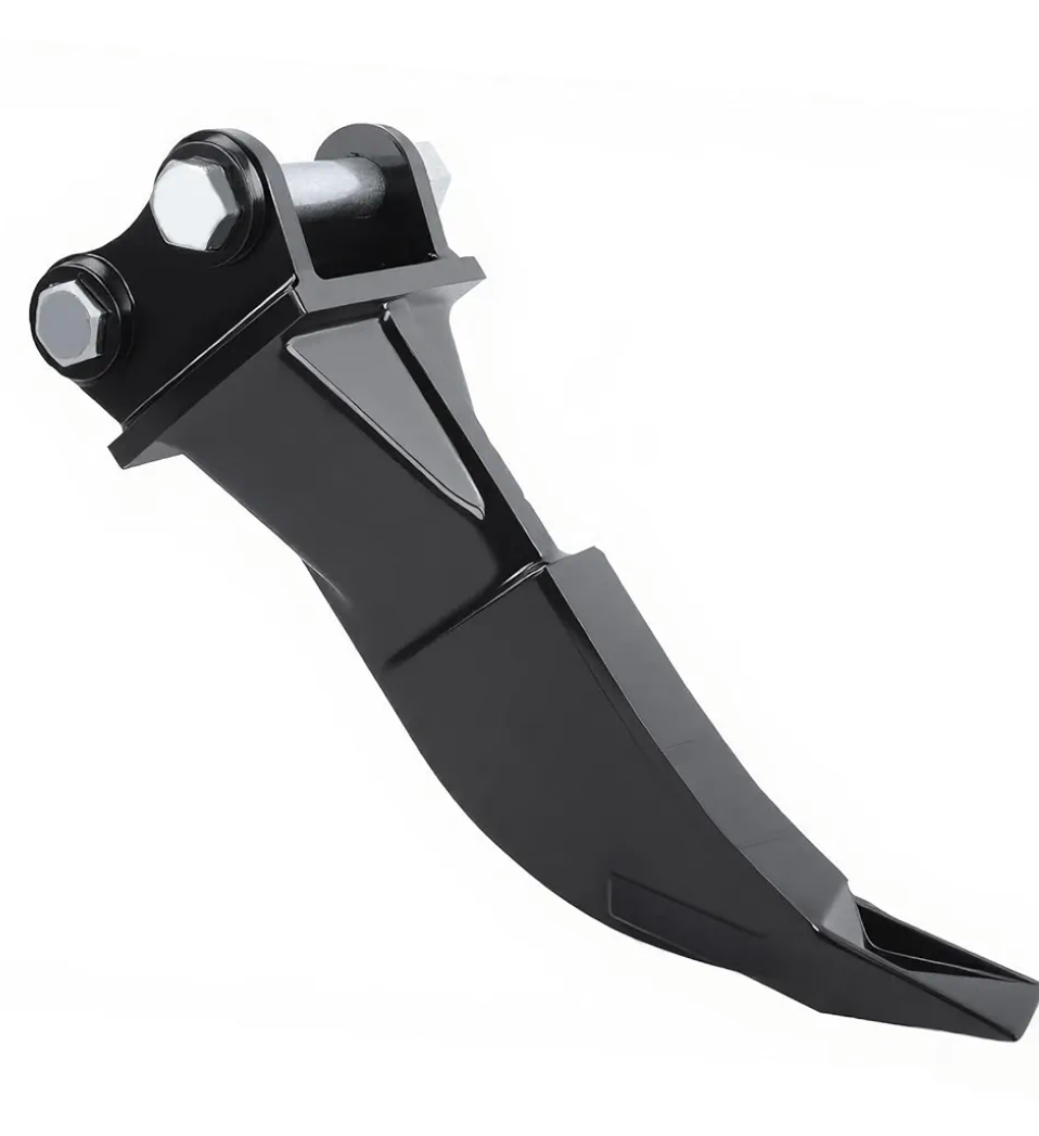 Mini Excavator Ripper Attachment, Heavy-Duty Manganese Steel Single Hook, 1-1.5 Ton Backhoe Compatible