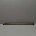 Ivilon Tension Curtain Rod - Spring Tension Rod for Windows or Shower, 36 to 54 Inch. Warm Gold