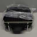 SNTD Dish Drying Rack, Expandable Dish Rack for Kitchen Counter, Stainless Steel Dish Drainer with Drainboard Set and Utensil Holder (Black)