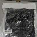 ASPO Men's Windproof Warm Golf Vest Outerwear with 6 Pockets Waterproof Winter Softshell Sleeveless Puffer Jacket for Hiking Size M ,black