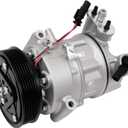 22221C Air Conditioner AC Compressor with Clutch Fits for 2011 Cruze 1.4L, Replace OE 13335248 (Only fit for Eco Submodel)