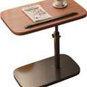 360 Rotatable Foldable Table - Height-Adjustable, Thickened Carbon Steel Frame & Wood Top, Multi-Purpose for Kitchen/Living Room/Bedroom/DormComputer Desk
