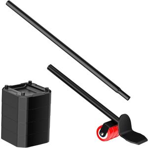 Furniture Lifters for Heavy Furniture,Furniture Sliders for Moving Sofas,Refrigerator and Appliances Quickly & Easily 800 Lbs Load Capacity(1 Lifter Tool 4 Raise Blocks) (Red)