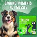 Pet N Pet 540 Counts Green Poop Bags for Dogs, 41% Plant Based & 59% PE Extra Thick Dog Poop Bags Rolls, 9" x 13", Unscented Dog Waste Bag, Pet Supplies for Dogs